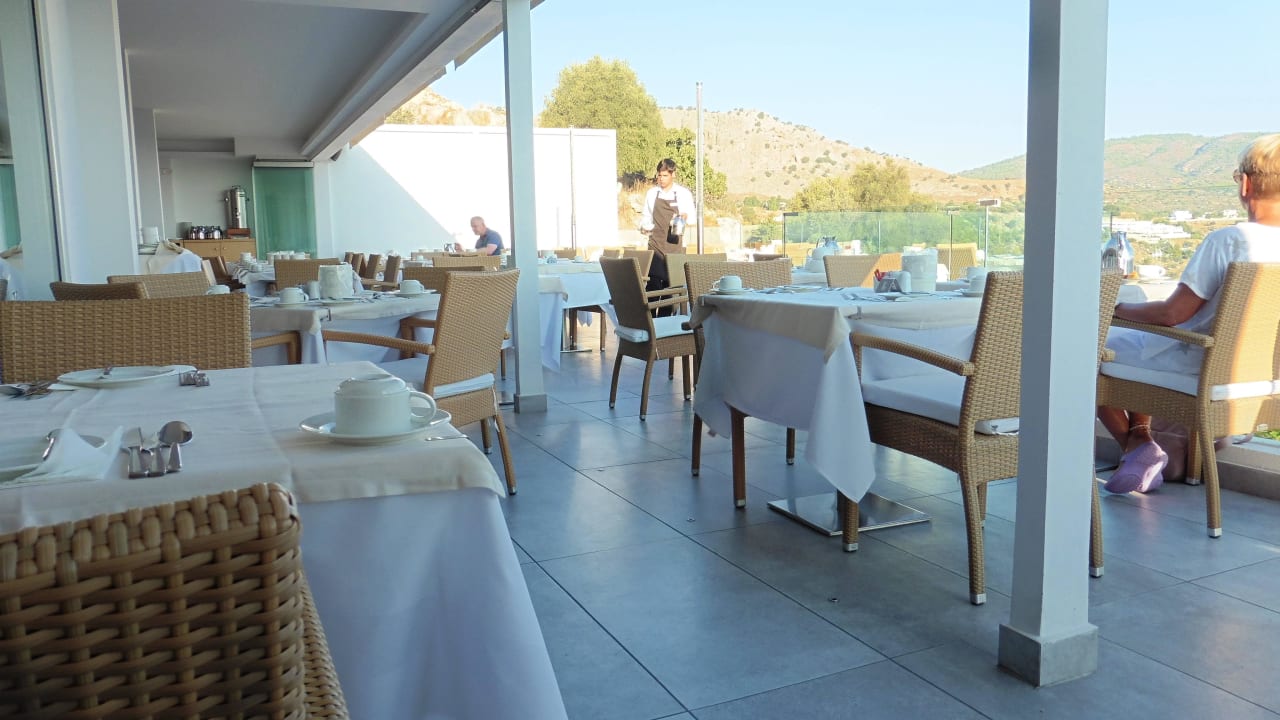 Frühstück Lindos Mare, Seaside Hotel