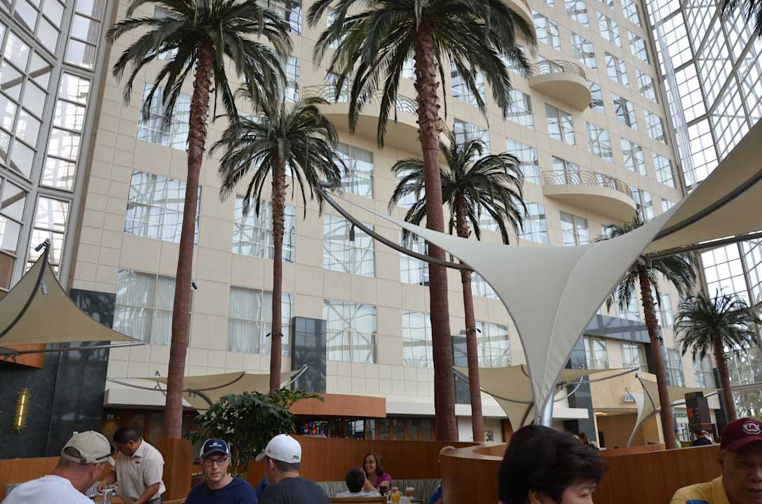 Ausblick beim Frühstück Hotel Hyatt Regency Orange County
