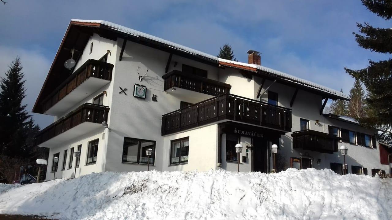 Außenansicht Penzion Šumaváček