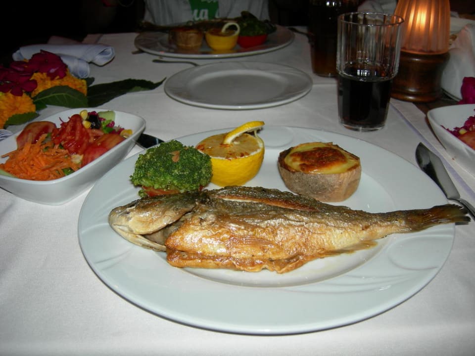 Fischrestaurant: lecker, lecker, lecker Melas Holiday Village