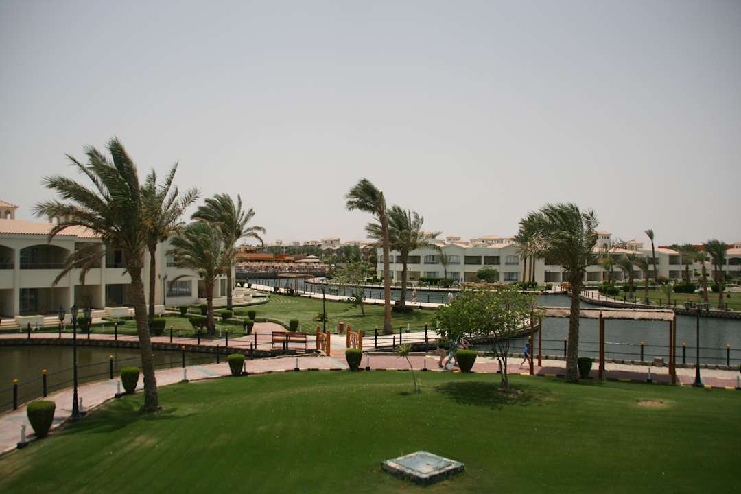 Blick vom Zimmer Pickalbatros Dana Beach Resort - Hurghada