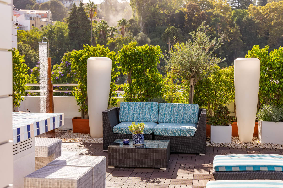 Gartenanlage Hotel Lisboa Plaza