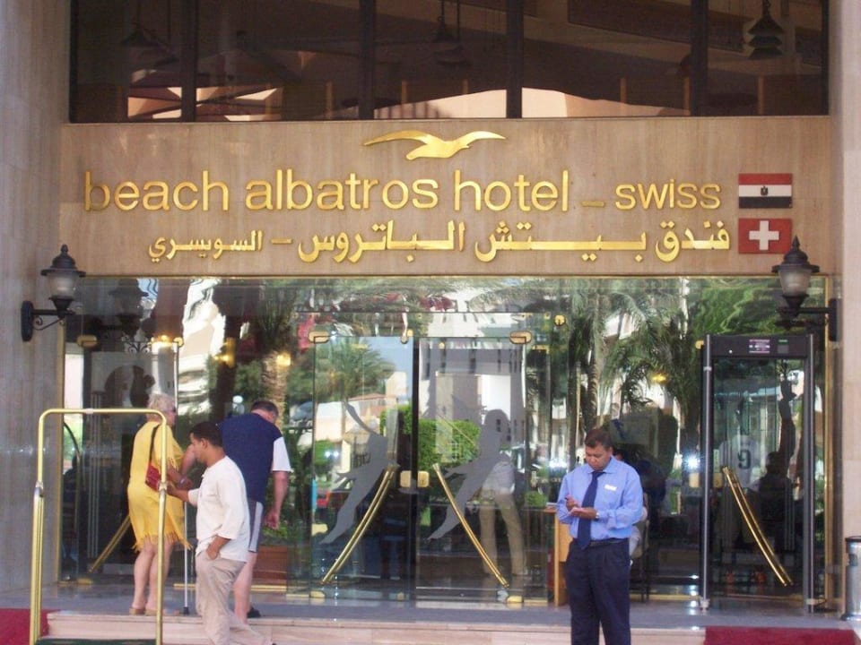 Hoteleingang Beach Albatros Resort