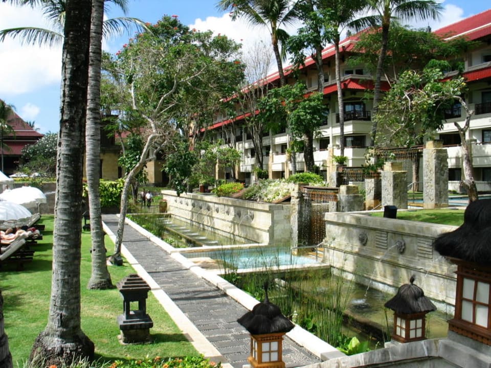 Wunderschöne Gartenanlage InterContinental Bali Resort