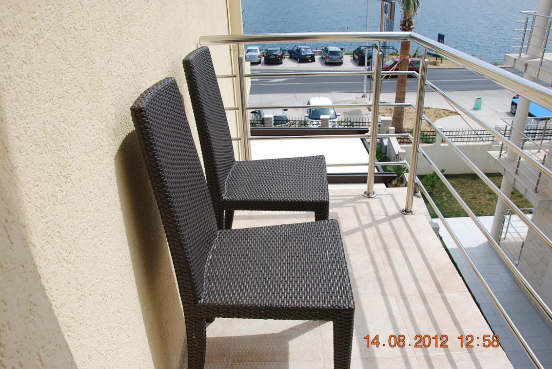 Balkon mit seitlichem Meerblick Boutique Hotel Casa del Mare