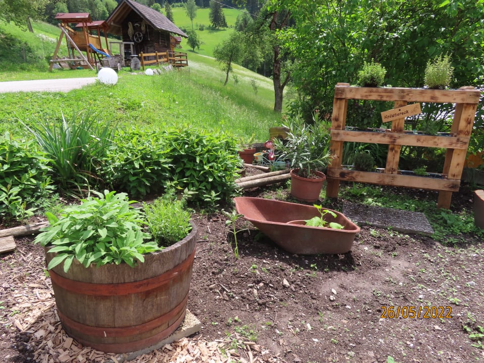 Gartenanlage Ferienhof Blasriegl