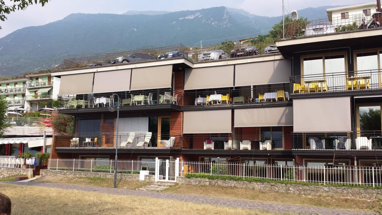 Blick vom See  Ambienthotel PrimaLuna