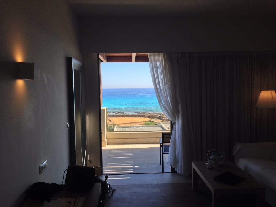 Blick aus Zimmer 128 Aquagrand Artistic Luxury Beach Resort - Adults only