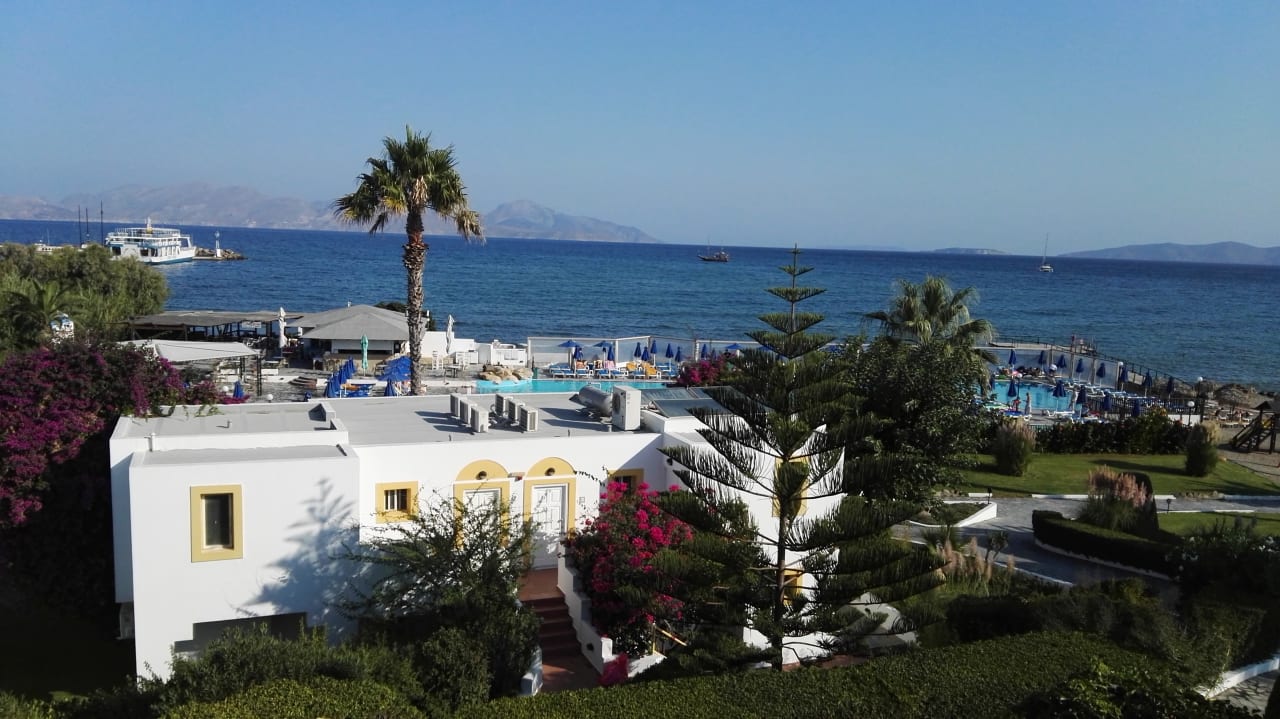 Ausblick Mastichari Bay Hotel