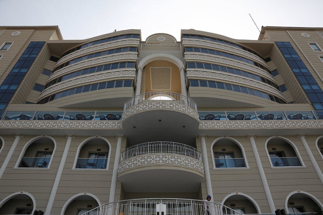 Ansicht von der Innenseite der Hotelanlage Hotel Sultan of Side