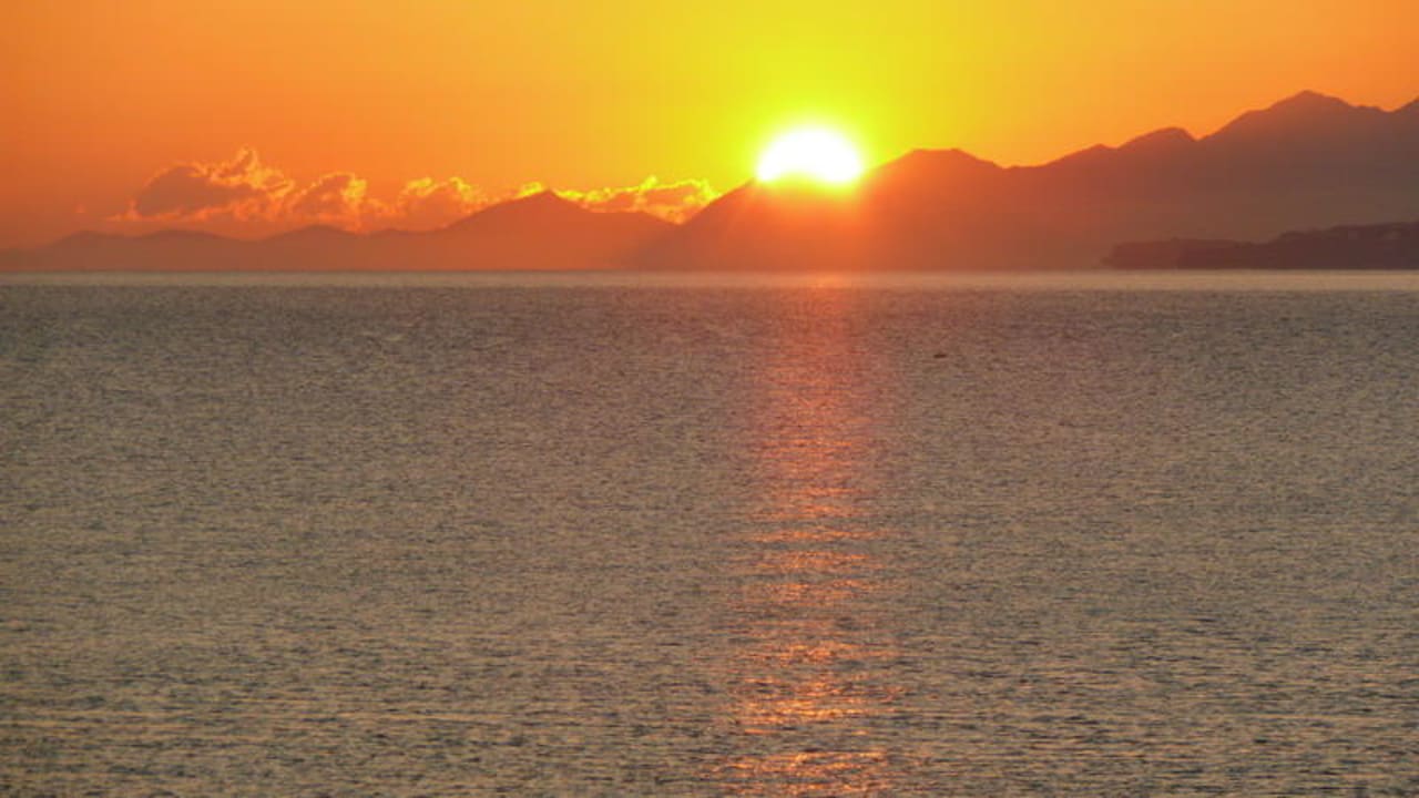 Sonnenaufgang vom Balkon der Suite Hotel Corissia Princess