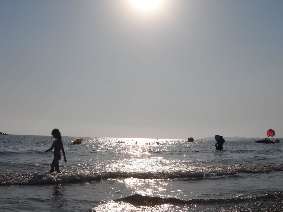 Západ slnka - pláž Top Hotel