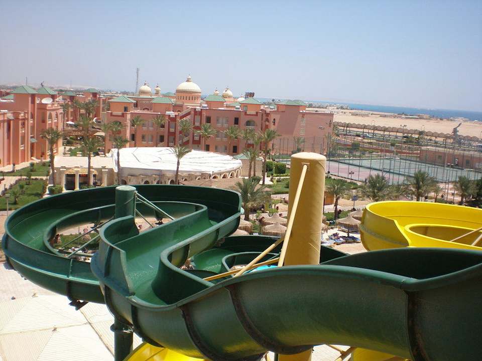 Rutschen des Hotels von oben Pickalbatros Aqua Park Resort - Hurghada