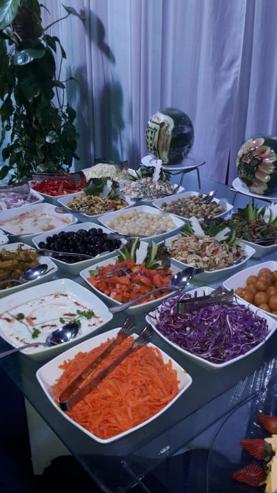 Silvester Büffet Pickalbatros Alf Leila Wa Leila Resort - Neverland Hurghada