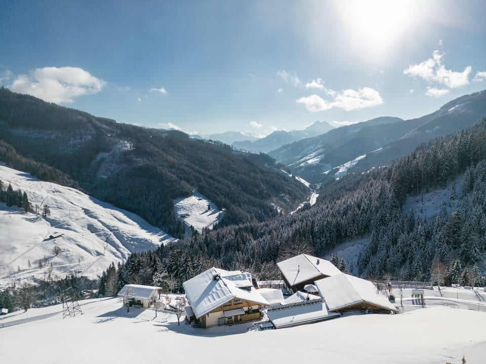 Außenansicht Highking Chalet Grünegg