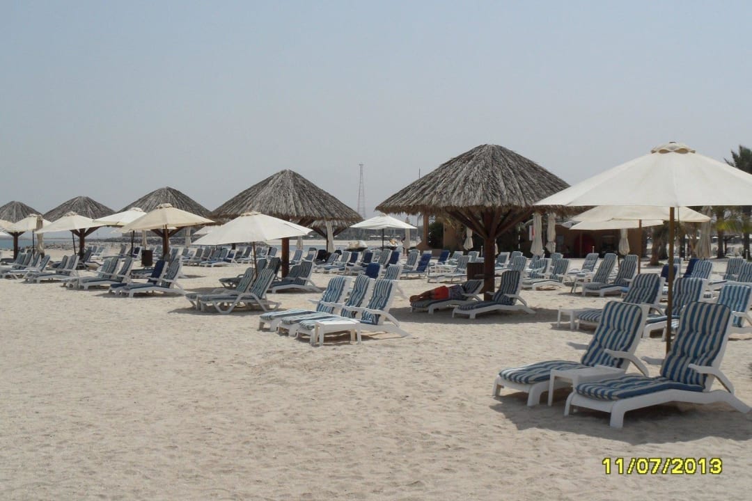 Leere Strände Rixos Al Mairid Ras Al Khaimah