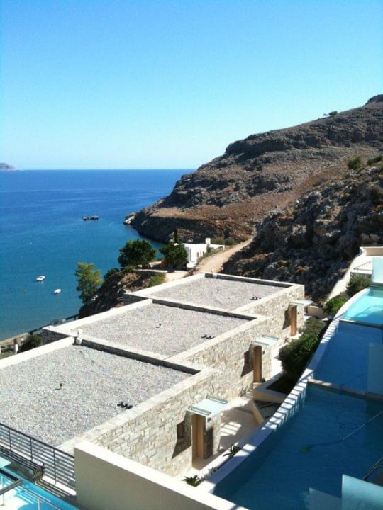 Blick vom Zimmer Lindos Blu, Luxury Hotel & Suites - Adults only