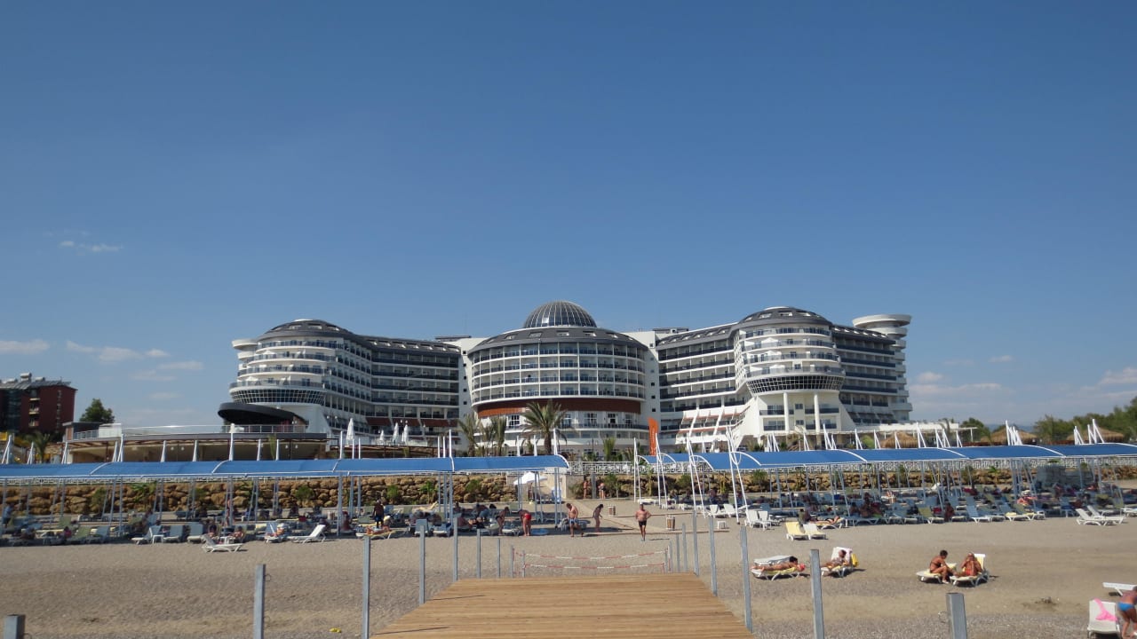 Vom Steg aus Seaden Sea Planet Resort & Spa