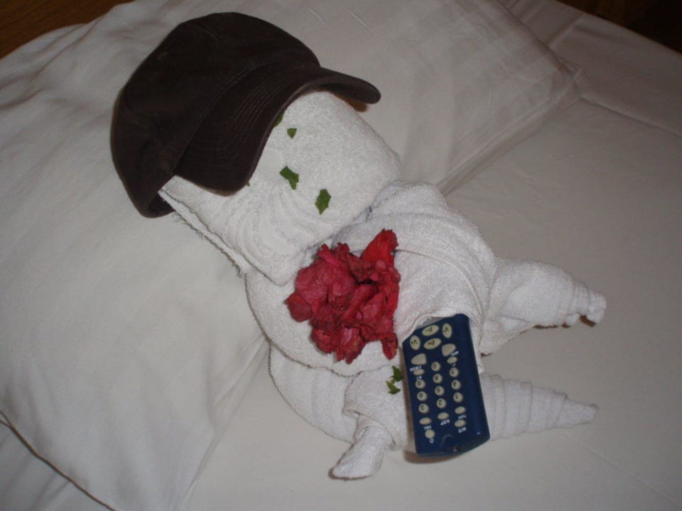 Deko der Zimmerboys Brayka Bay Resort