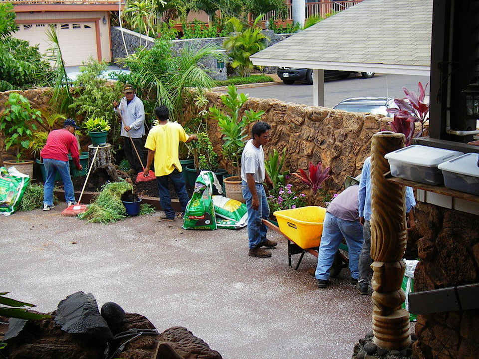 Die Gärtner sind fleißig Hotel House of Fountains