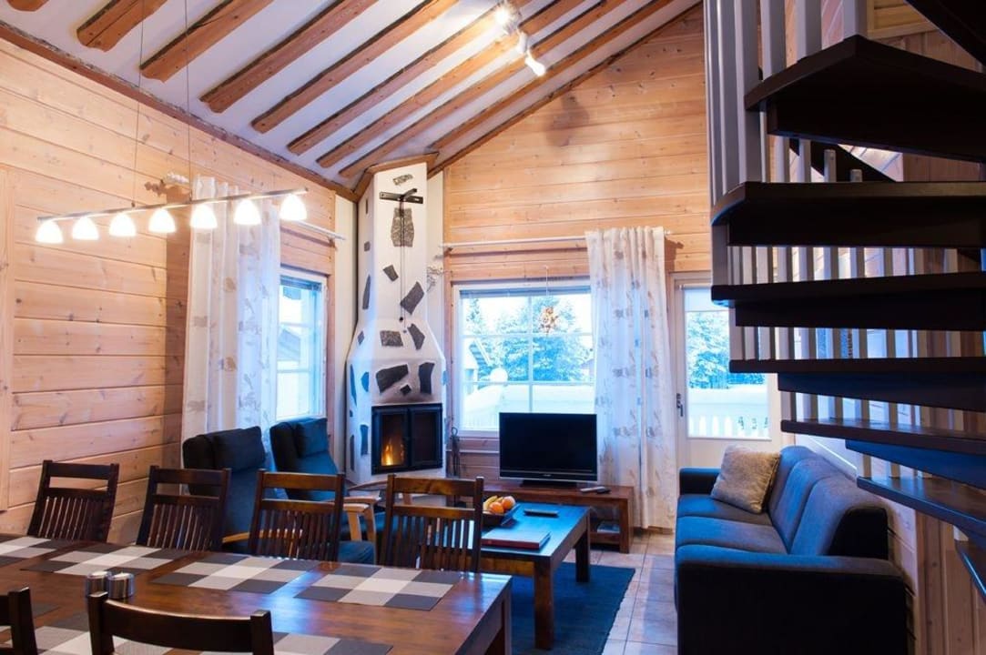 Livingroom E-building Hotel Levin Alppitalot