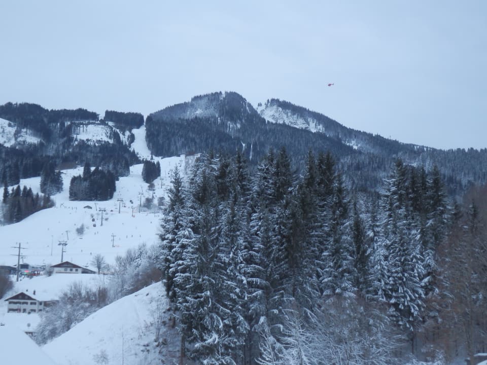 Blick aufs Skigebiet Hotel Nesselwanger Hof