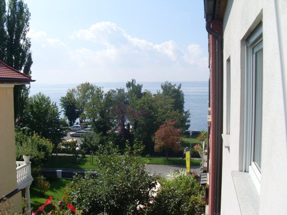 Blick vom Balkon  Seehotel Off