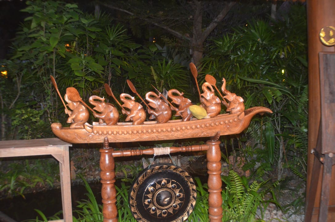 Eingangsbereich zum Chantararestaurant Santhiya Koh Phangan Resort & Spa