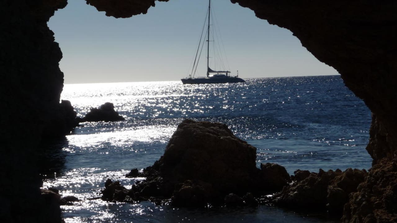 Blick auf offenes Meer Hotel Votsalakia Beach