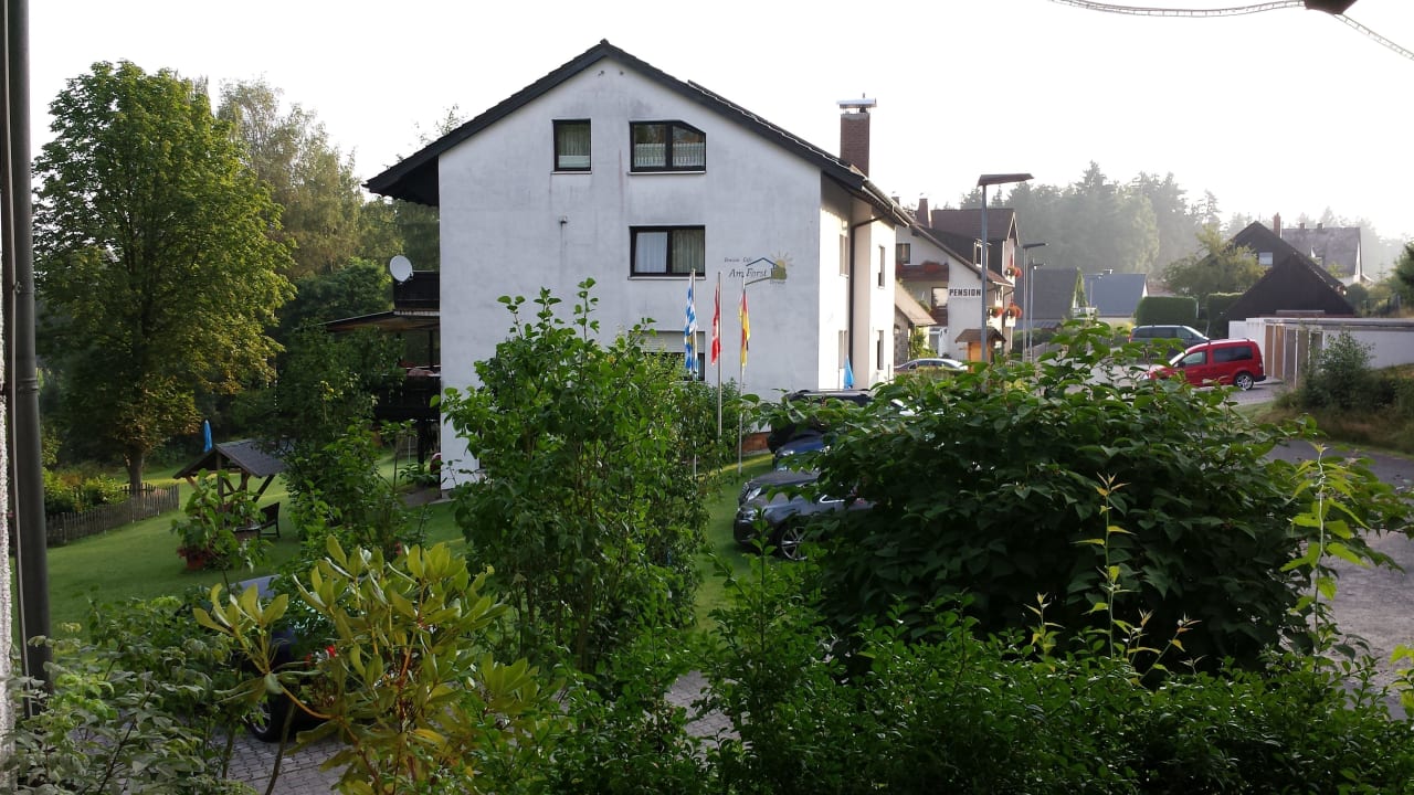 Blick auf das Hotel Landhaus Am Forst