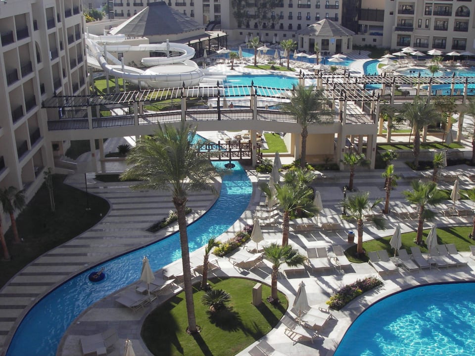 Blick von Massagebereich 5 Stock Steigenberger Aqua Magic