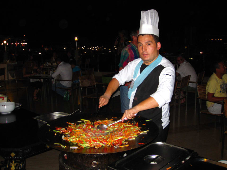 Gemüsepfanne Hotel Delphin Imperial