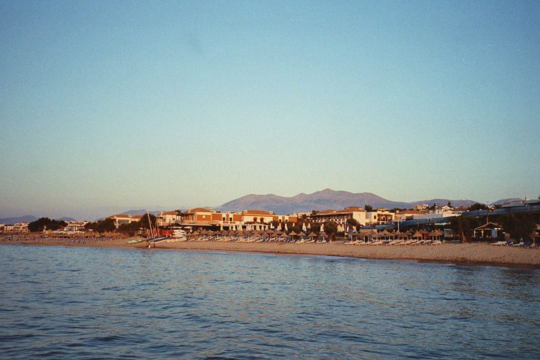 Strand vom Steg aus 2 Mitsis Cretan Village