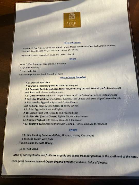 Gastro The Noverian Scenic Crete 5 Star Hilltop Villa Resort & Spa