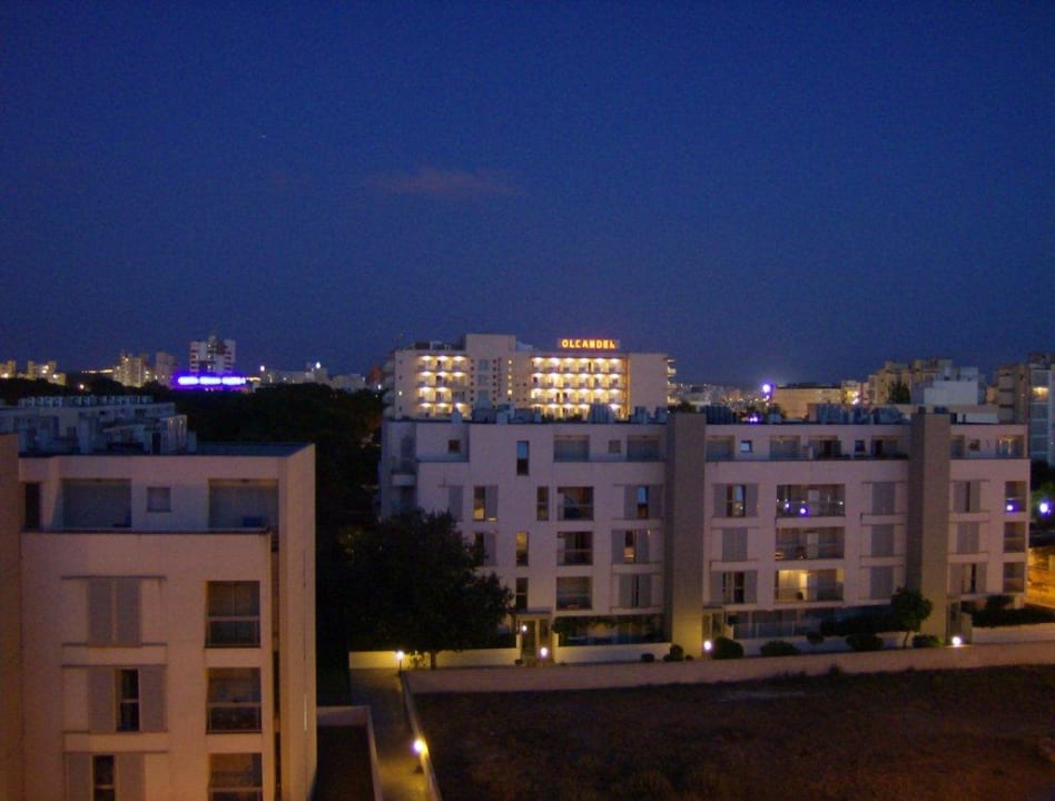 Blick vom Balkon am Abend BG Hotel Caballero