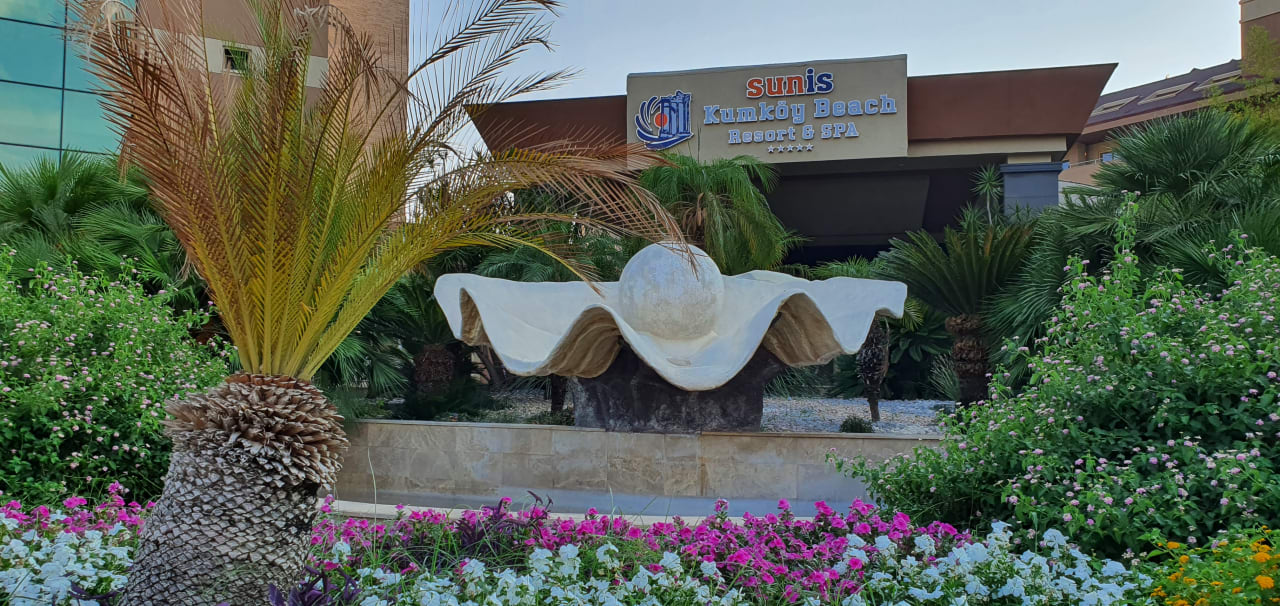 Gartenanlage Sunis Kumköy Beach Resort Hotel & Spa