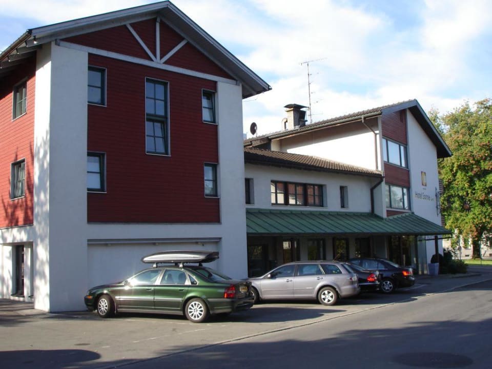 Aussenansicht des Hotels Nr.2 SONNE_1806, Hotel am Campus Dornbirn