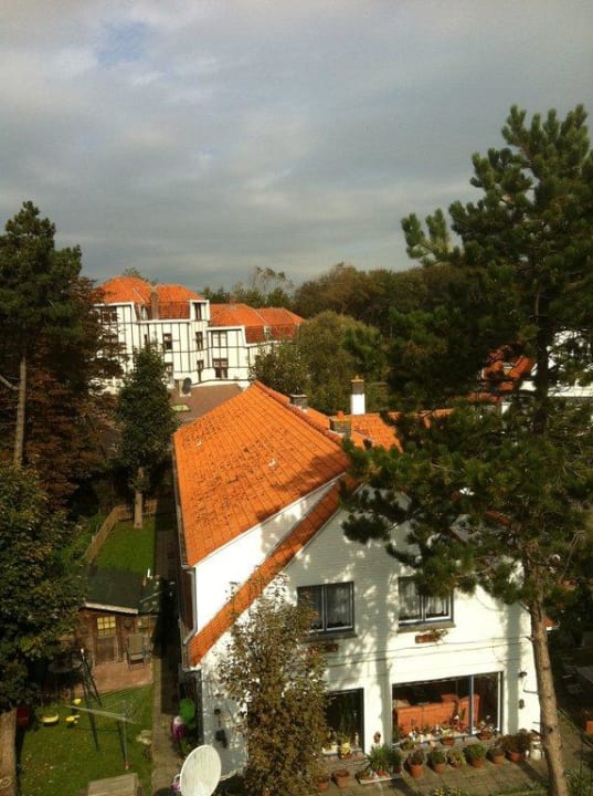 Ausblick von Zimmer 18 Hotel Bon Accueil