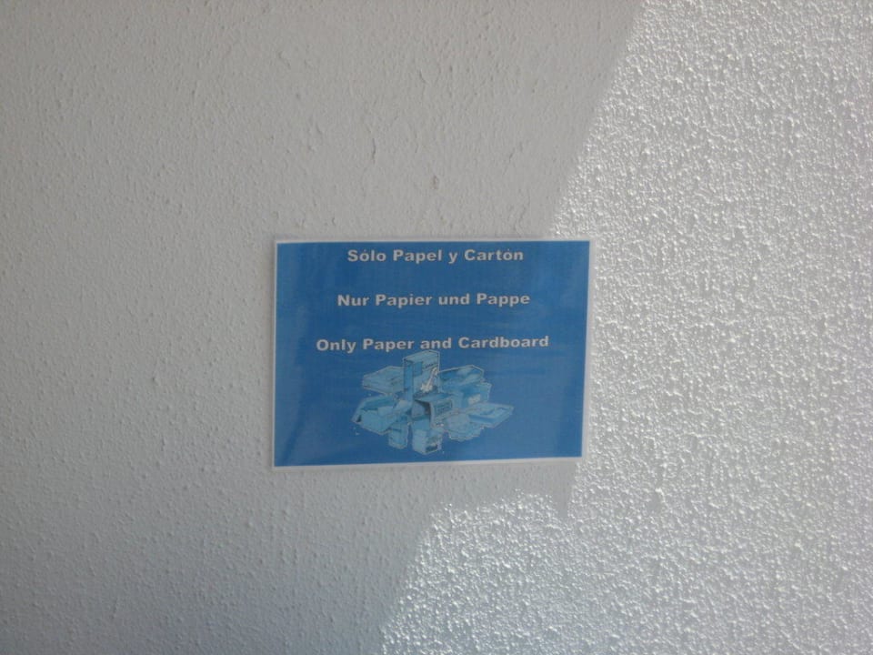 Mülltrennung Hipotels Flamenco