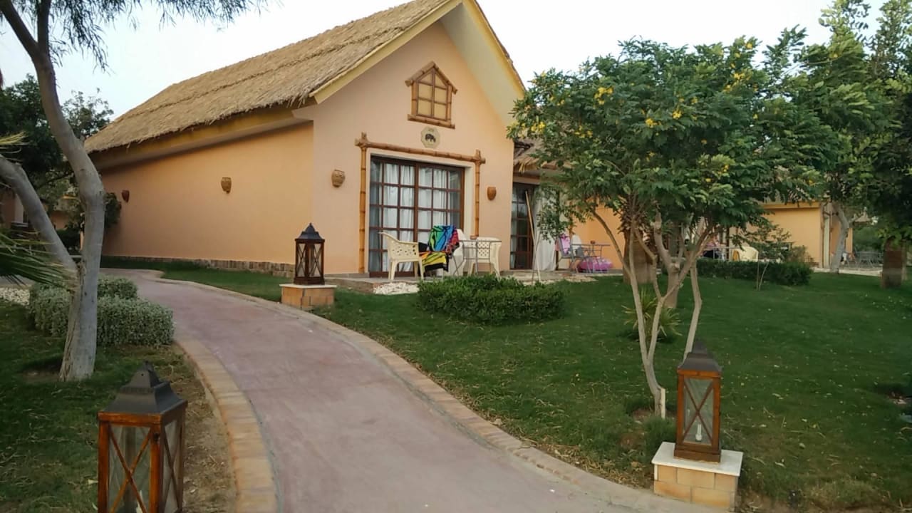 Unser Bungalow Pickalbatros Jungle Aqua Park Resort - Neverland Hurghada