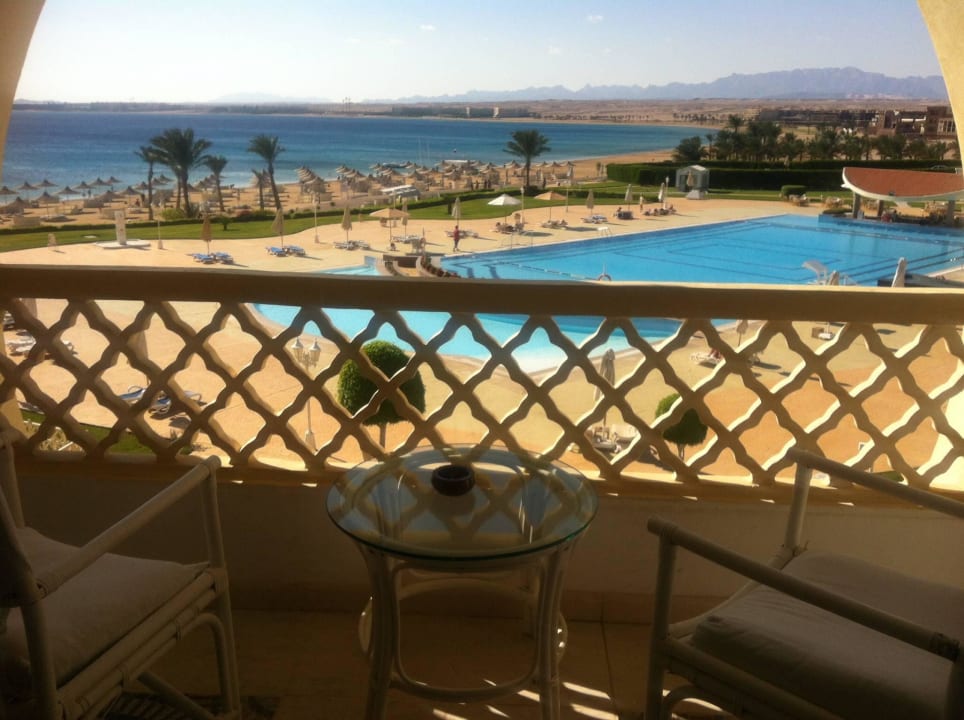 Blick  vom Balkon Old Palace Resort Sahl Hasheesh