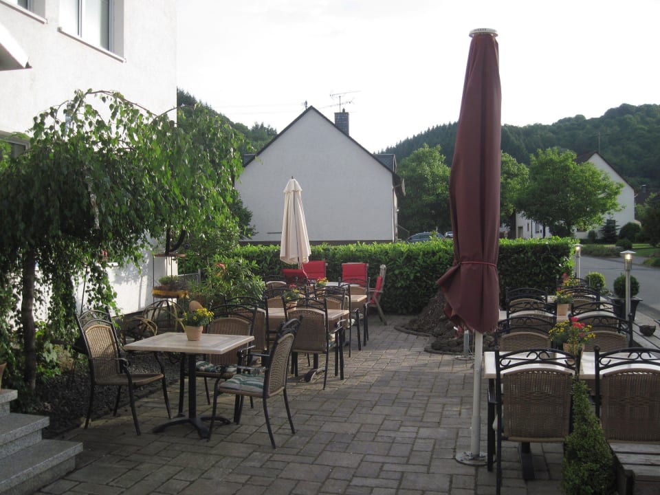 Terrasse des Restaurants/ Cafés MAARIUM Hotel