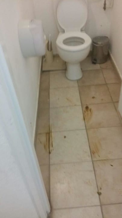 Toilette bei der Pool-Bar Lindos Royal Resort