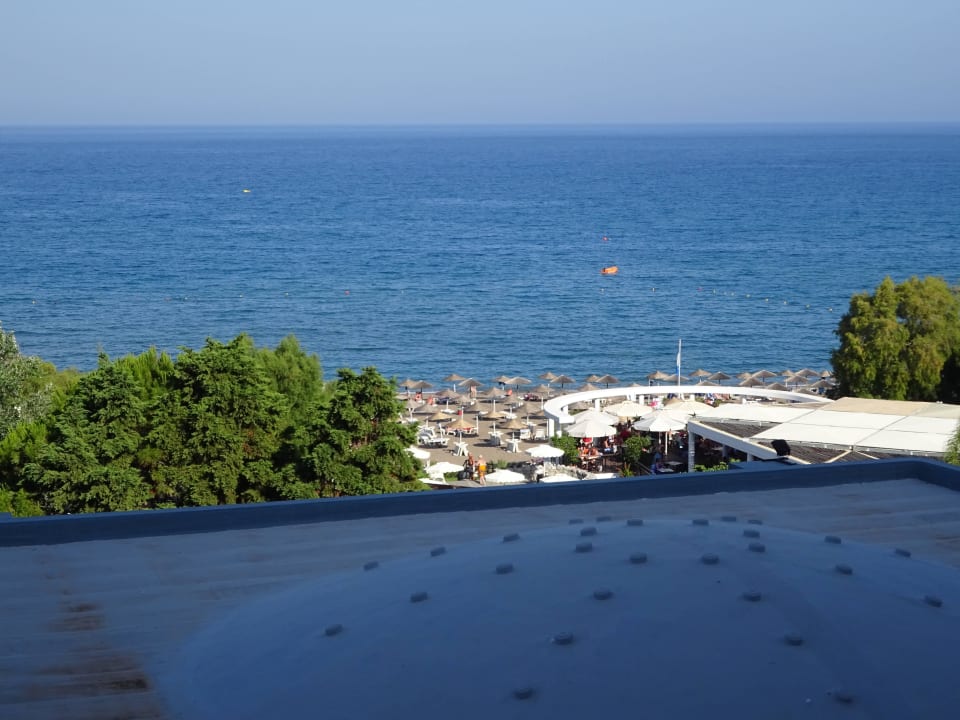 Blick vom Balkon 3. Etage Hotel Calypso Beach