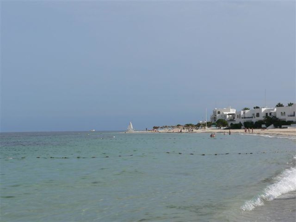Blick vom Strand in Richtung Port el Kantaoui El Mouradi Club Kantaoui
