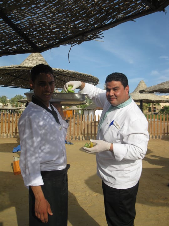 Melone, Erfrischung am Strand Jaz Dar EL Madina