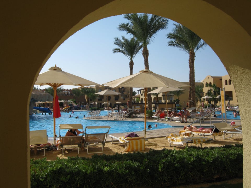 Uitzicht vanuit kamer 1855 Stella Garden Resort & Spa, Makadi Bay