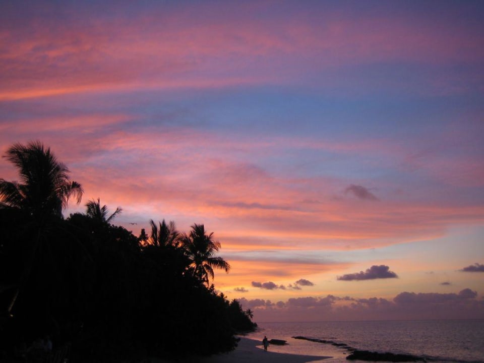 Sonnenuntergang Kuramathi Maldives