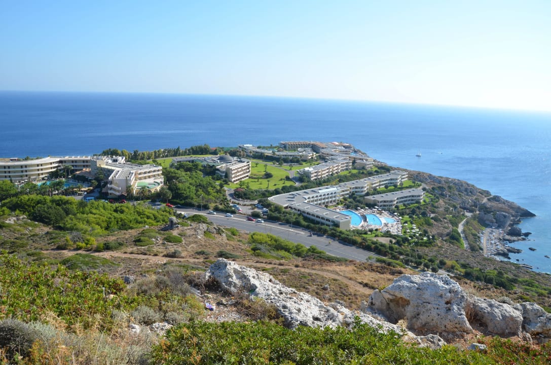 Anlage von dem Aussichtsberg Hotel Kalithea Horizon Royal