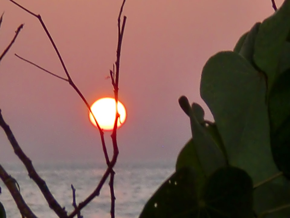 Sonnenuntergang Fihalhohi Maldives